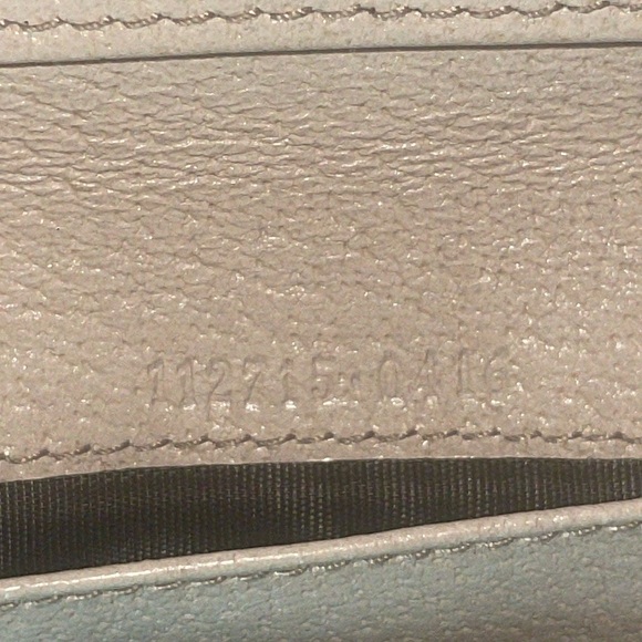 Gucci GG Guccissima Monogram Canvas & Leather Snap Folio Long Wallet Cream Brown - Picture 17 of 17